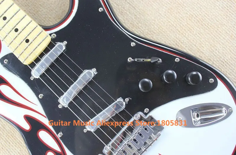 Новая гитара с завода электрическая кленовым грифом высококачественные