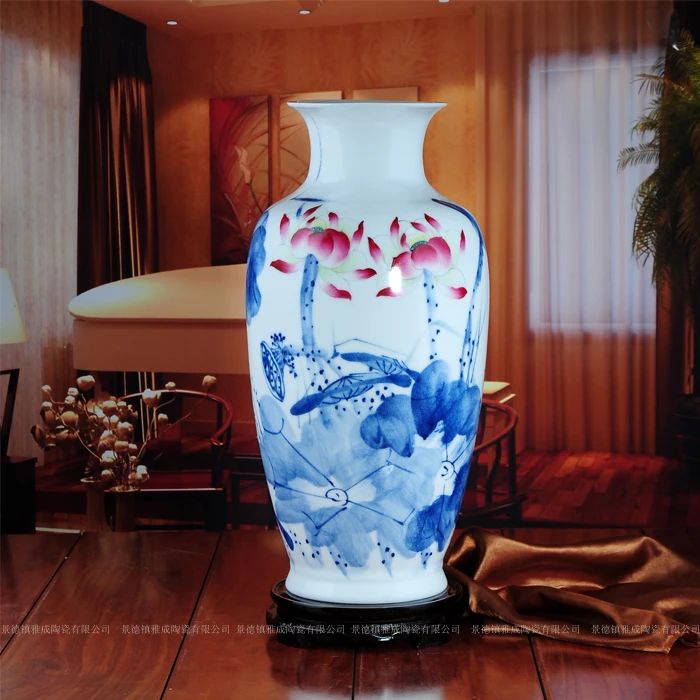 

Ceramics blue and white porcelain modern home decoration crafts gift