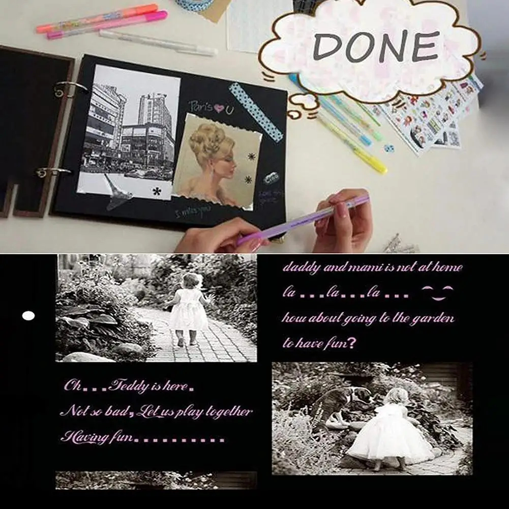 8 дюймов 22x16 см DIY деревянный ФОТОАЛЬБОМ Скрап для юбилей свадьбы | Дом и сад