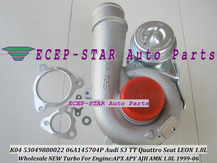 Турбокомпрессор K04 022 53049700022 53049880022 06A145704P Turbo для AUDI S3 TT Qua ttro Seat LEON 1 8 T 99 APX APY AJH AMK