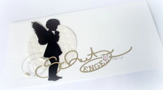 Металлические Вырубные штампы форма для вырезания буквы ангела хранители