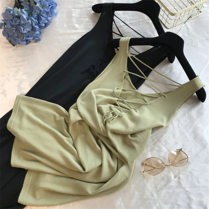 Новое весеннее летнее сексуальное платье с v-образным вырезом шелковое на