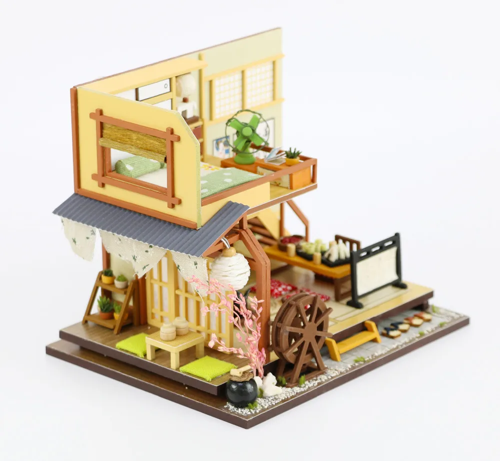 DIY Doll House Wooden Houses Miniature dollhouse Furniture Kit Toys for children Christmas Gift M034 | Игрушки и хобби
