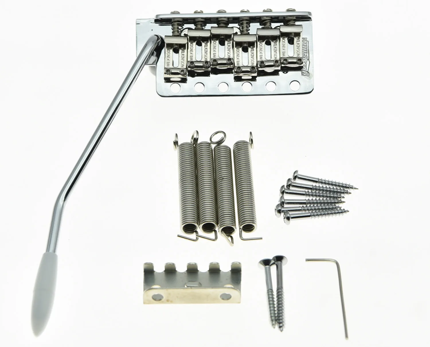 Качество Wilkinson хром ST Tremolo мост WVCSB со стальной блок и винтажные седла
