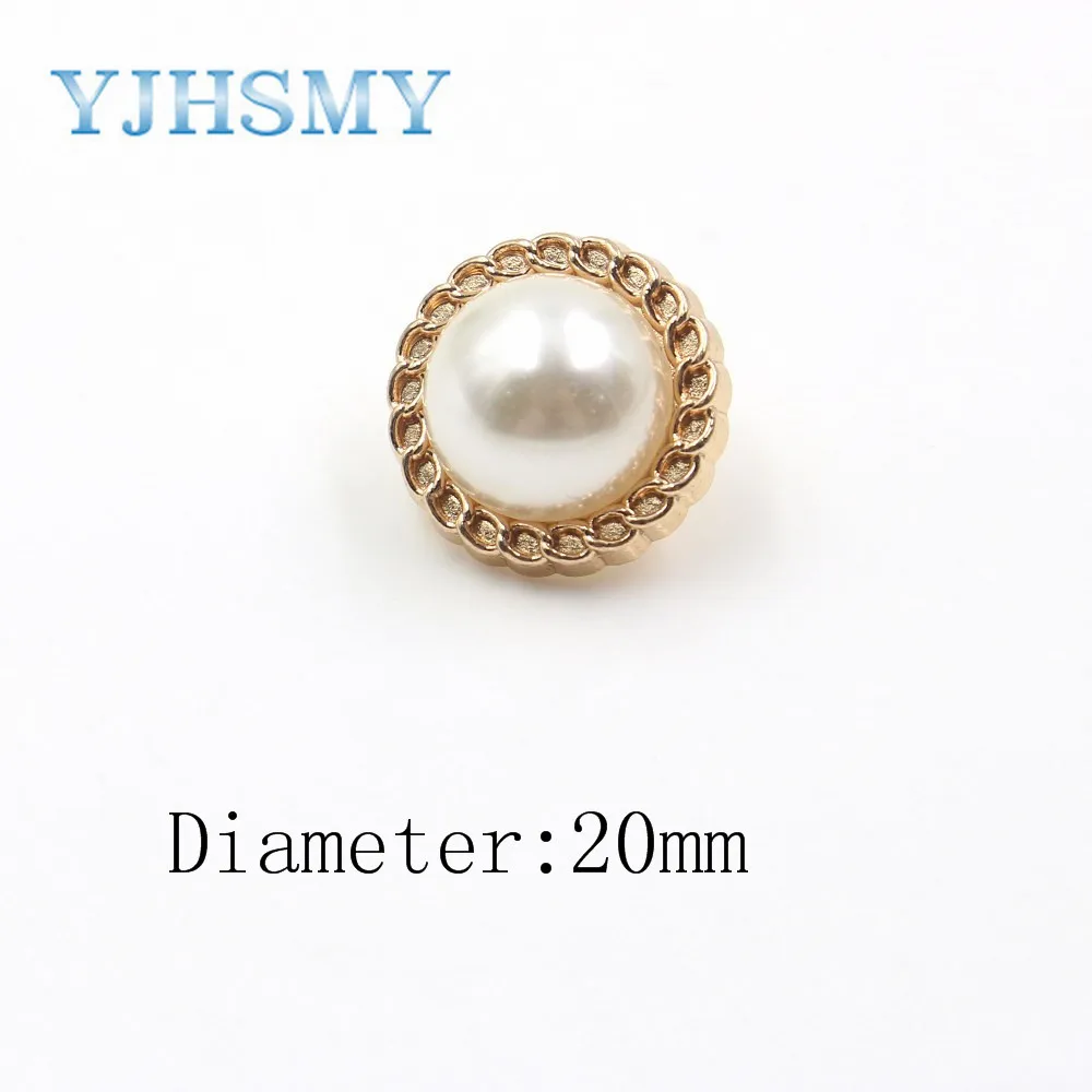 YJHSMY A 19512 550 10 шт./лот 18/20/23/25 мм Качественные акриловые Плюс Металлические