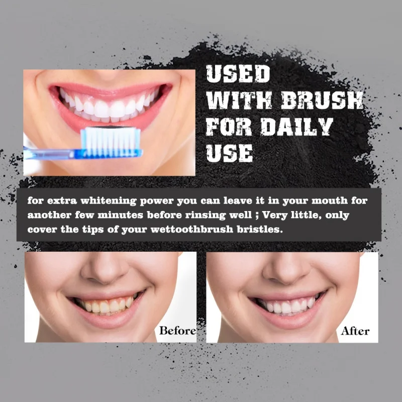 Натуральный Бамбуковый дым Зубное пятно плохое дыхание уход за полостью рта