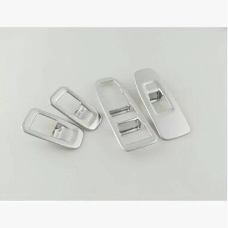 

For Cadillac XT5 2016 4PCS ABS Chrome Car Door Armrest Window Glass Lifter Button Frame Cover Trim Car Styling Accessories