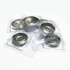 Пустой пластиковый чехол для теней для век, 30 шт., 26 мм36 мм, раскладушка в упаковке с пустой круглой железной кастрюлей, сделай сам, тени для век для макияжа