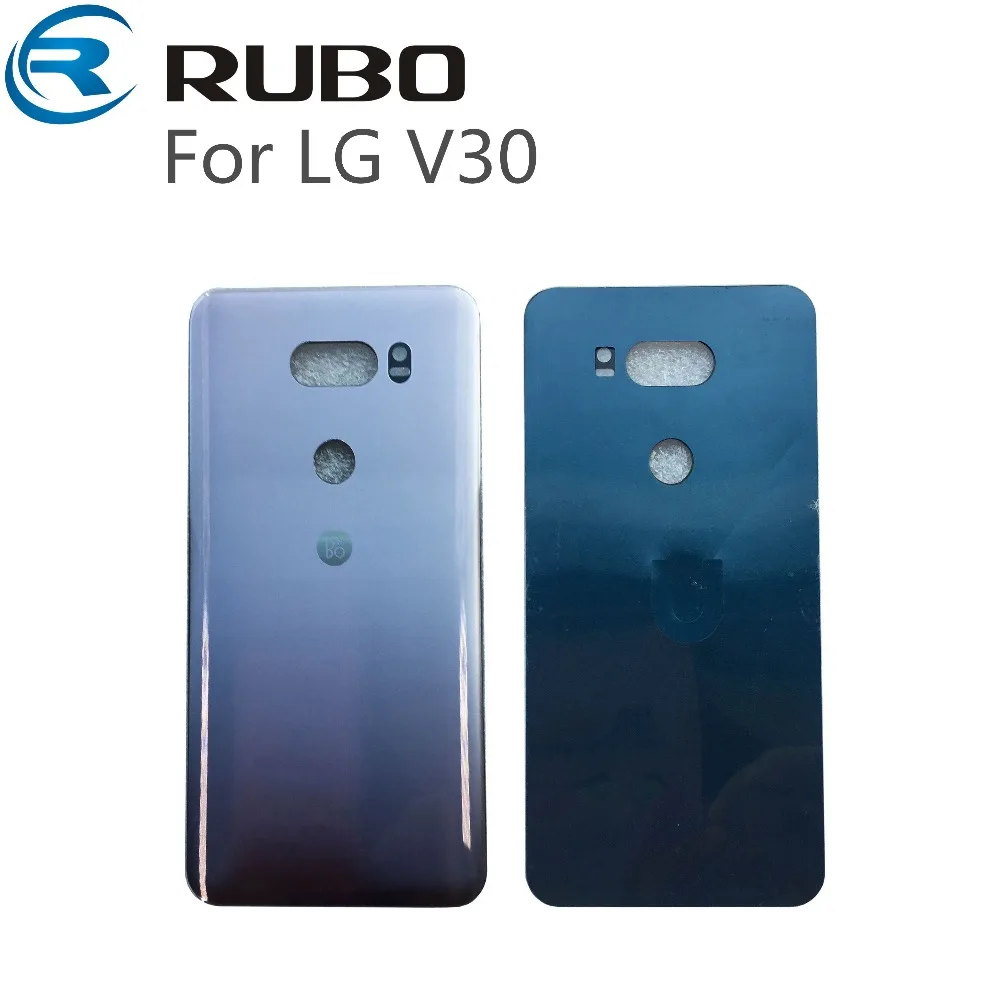Для LG V30 Задняя стеклянная крышка для батареи Чехол для задней двери чехол для LG V30 Задняя стеклянная крышка Замена с клейкой лентой