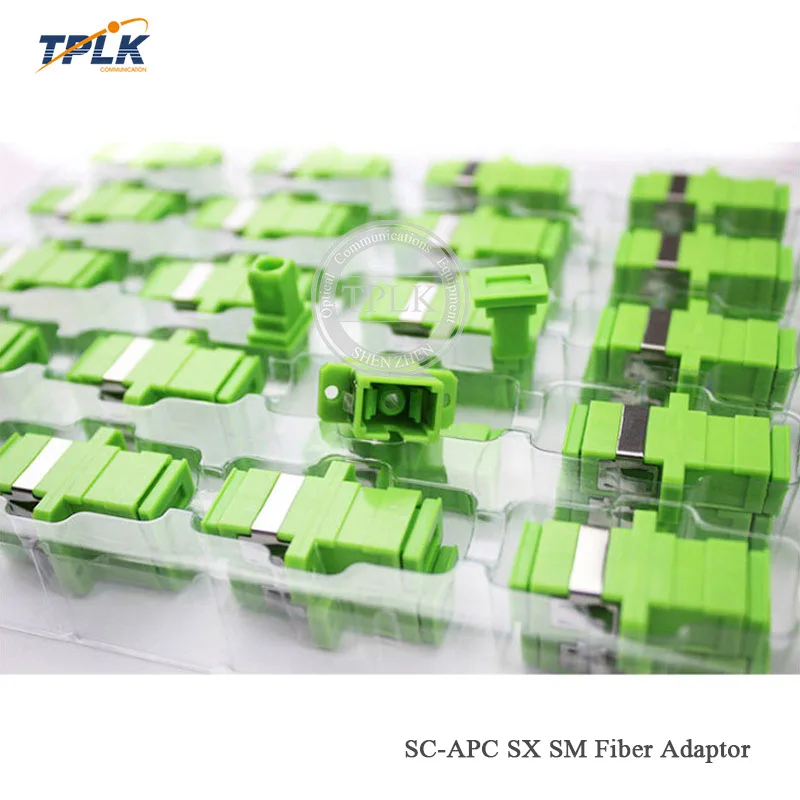 Hot selling Freies verschiffen 50pcs SC APC TYPE2 SC-APC SM SX Faser flansch Adapter einzigen modus | Мобильные телефоны и