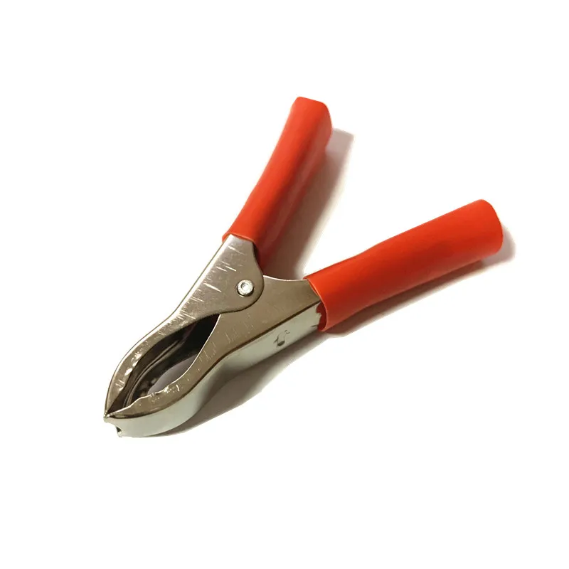 1 шт. металлические зажимы-Аллигаторы для аккумулятора с пластиковым покрытием 75