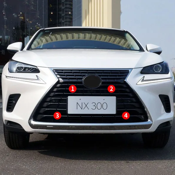 Для LEXUS RX200T RX300 RX450H NX200 NX300H аксессуары Решетка переднего бампера из нержавеющей стали защита от насекомых