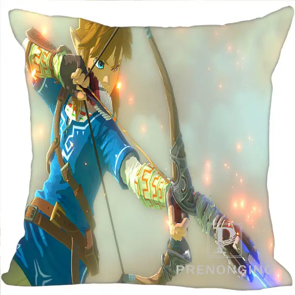 Pillowcases Изготовленная на заказ Наволочка Legend of Zelda ocarina квадратная Подушка на молнии Обложка печать ваши фотографии 20x20 см, 35x35 см(одна сторона) 180117#53 - Цвет: Pillowcases