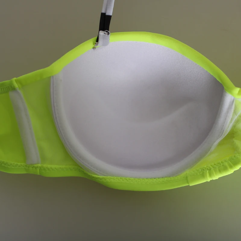 Купальники Бикини 2017 Лето Сексуальные Женщин Купальник Неопрена Push Up комплект