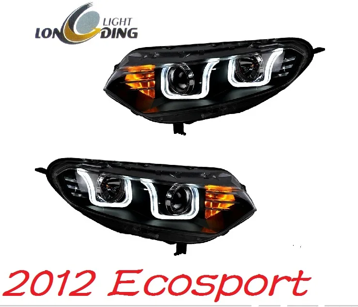 headlight HID, 2012~, автомобильный Стайлинг для фар Ecosport, Transit, Explorer, Topaz, Edge, aurus, Tempo, spectron, Falcon, Ecosport Головной фонарь - Цвет: headlight