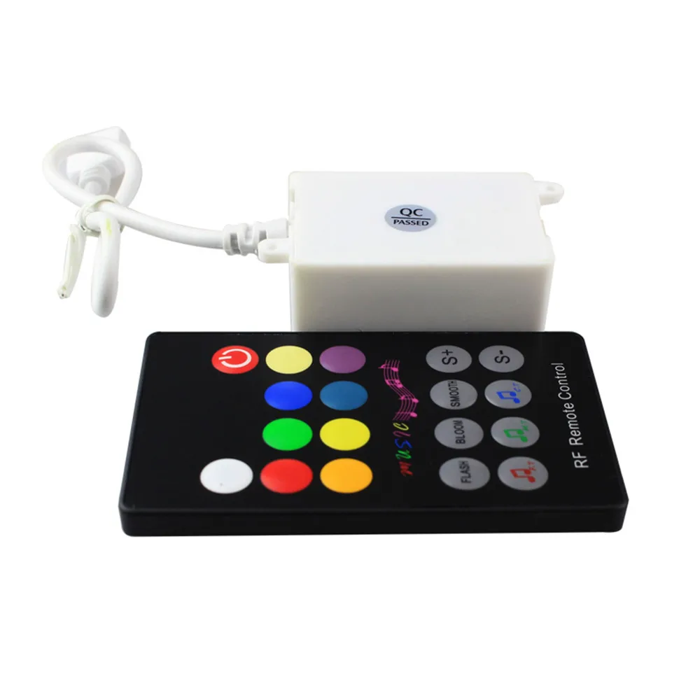 Музыкальный контроллер rgb со звуковой активацией 30 шт. 12 24 В постоянного тока
