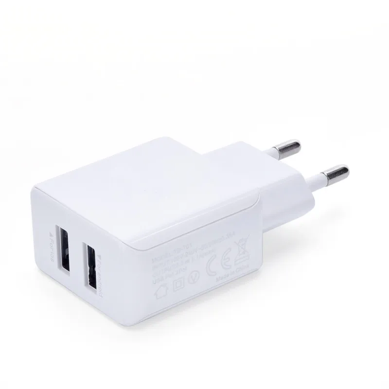 EU Plug 2 Ports USB Charger Mobile Phone Micro Data Charging For Samsung A3 A5 A7 2016 A9 Redmi 3 4 note 5a 6 pro | Мобильные