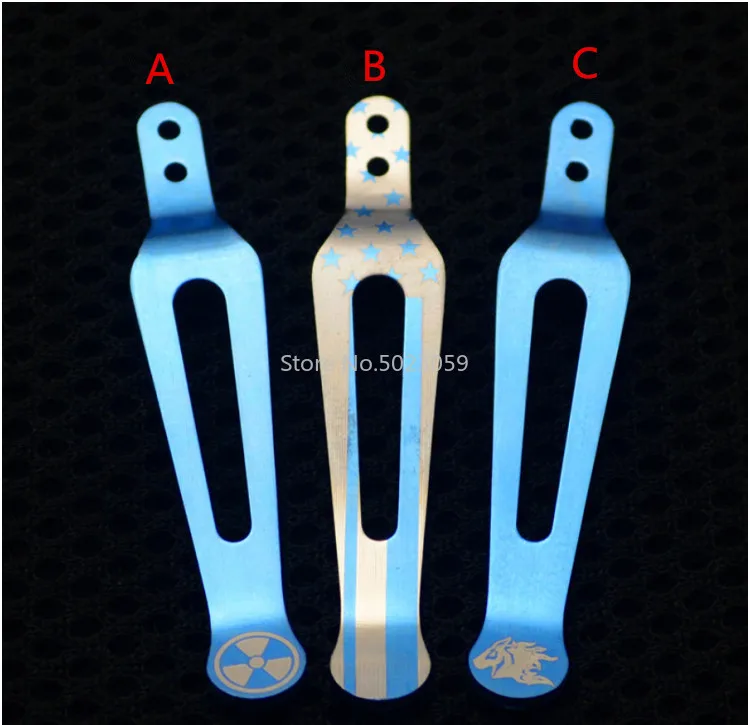 1 шт. титановый Карманный клипса для ножа|Ножи| |