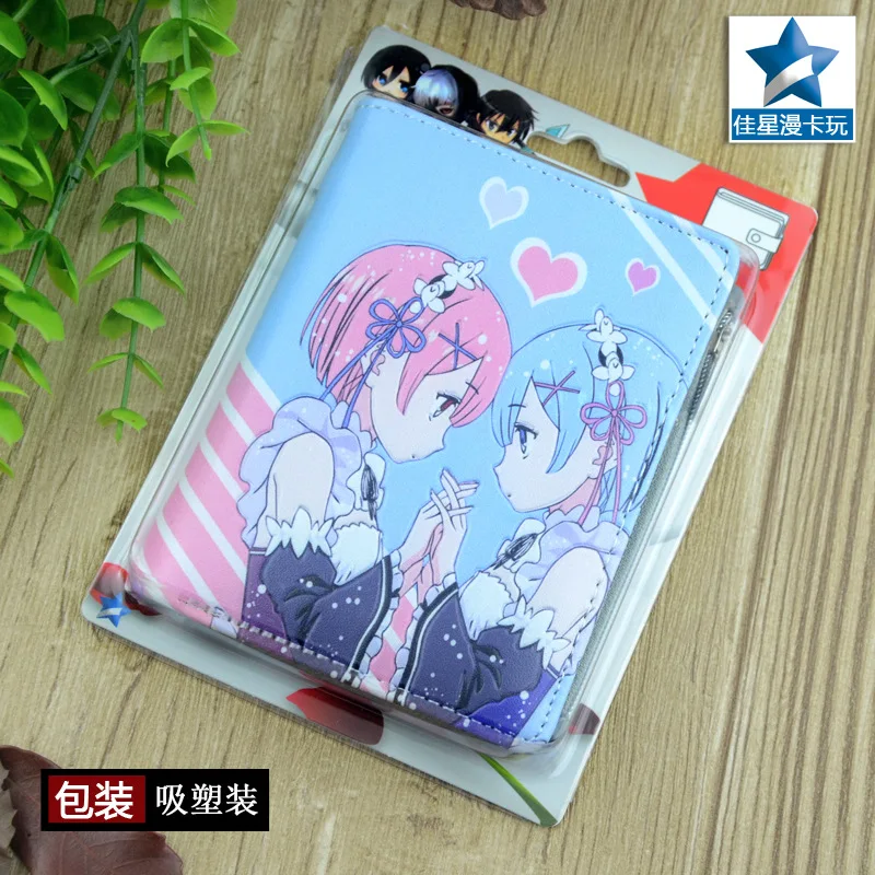 Милый кошелек для девочек в стиле аниме re zero kara hajimeru isekai seikatsu кошельки из