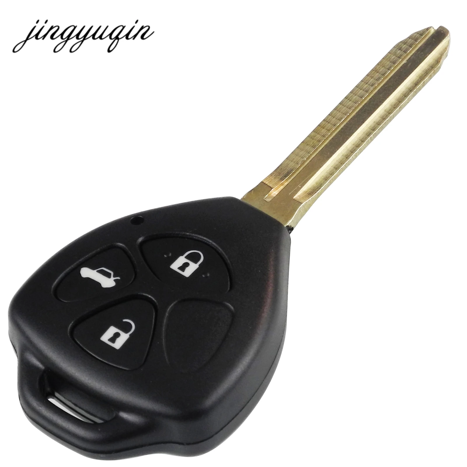 Jingyuqin 10 шт./лот чехол для пульта дистанционного управления Toyota Camry Reiz Corolla Prado Vios REIZ