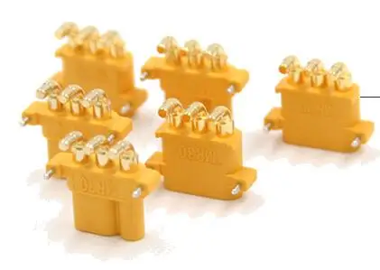 10 x Amass MR30PW разъем с оболочкой женский и мужской для RC Lipo батареи ДУ мультикоптера, самолета(5 пар
