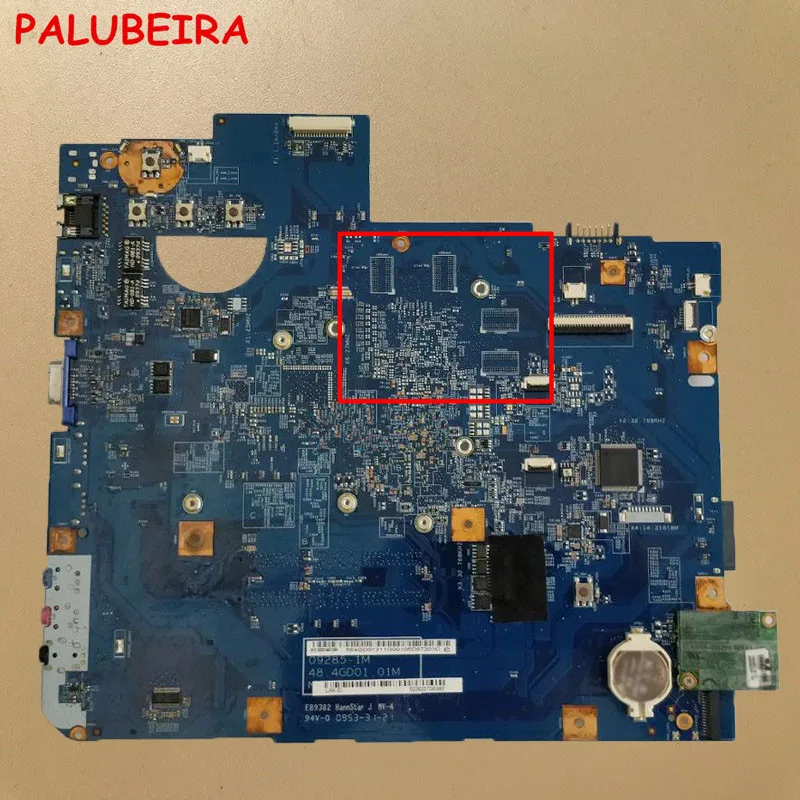 PALUBEIRA MBPM601002 материнская плата для ноутбука Acer aspire 5740 5740G 48.4GD01.01M HM55 JV50-CP MB 09285-1M