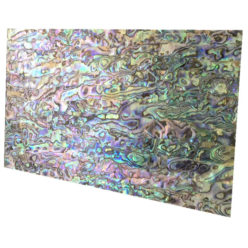 AAA ранг Новая Зеландия paua abalone оболочки ламинат лист для отделочных материалов и дерева инкрустация зеленый цвет 0,25 мм