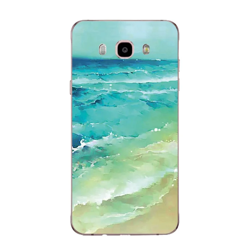 Sea Soft Clear TPU Phone Case For Samsung J3 J5 J7 S6 S7 S8 note8 A3 A5 C7 J2prime Flora Flower Printed ShellCover Free Shipping | Мобильные