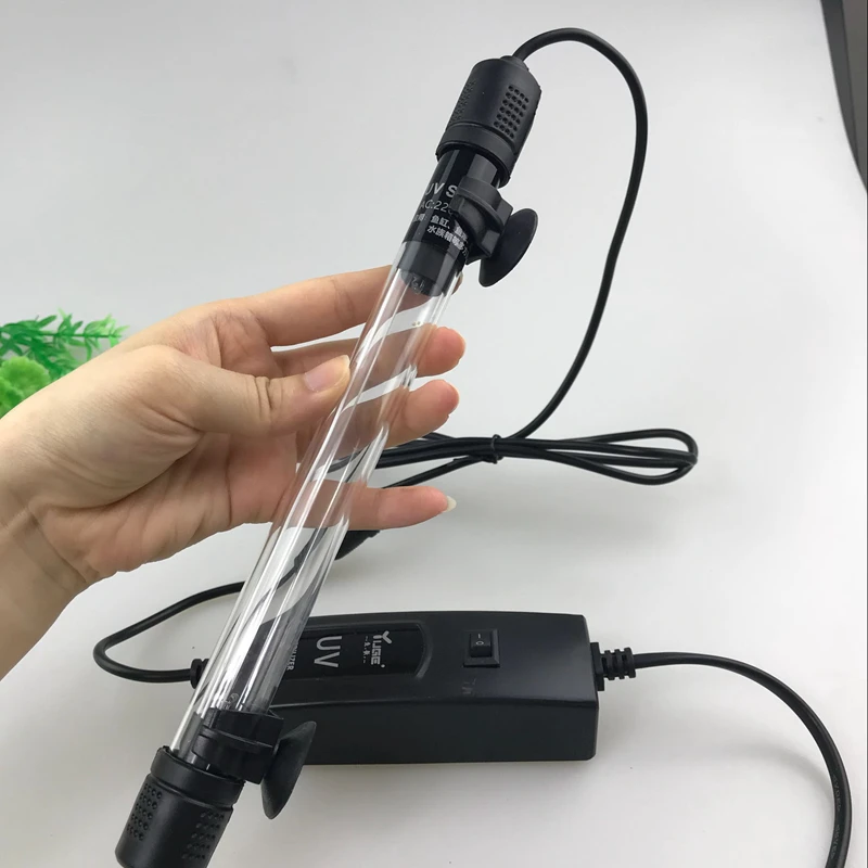 Аквариумный фильтр-бак погружная УФ-стерилизующая лампа с внешним выключателем