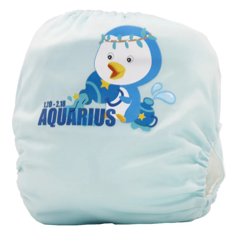 12 созвездий детская одежда с ромбовидным узором Размеры регулируемый подгузник