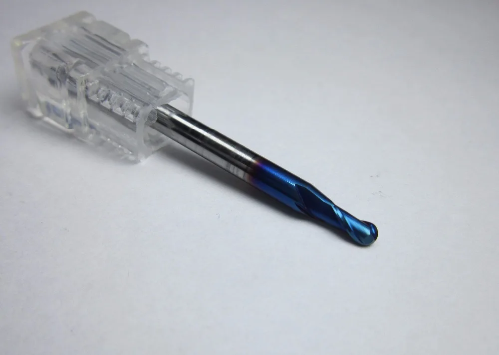 

radius 1.5MM diameter 3mm HRC68 R1.5 2 flutes Tungsten Carbide Ball Nose End Mills CNC milling cutter for heat treatment