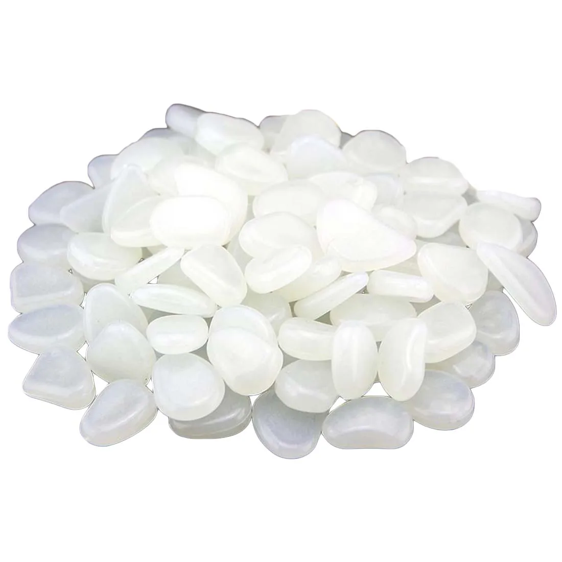 White Булыжница, светящийся камень, ночной камень, аквариум, украшение для сада, декор для аквариума, украшение для аквариума, флуоресцентный гусь, яйцо - Цвет: White