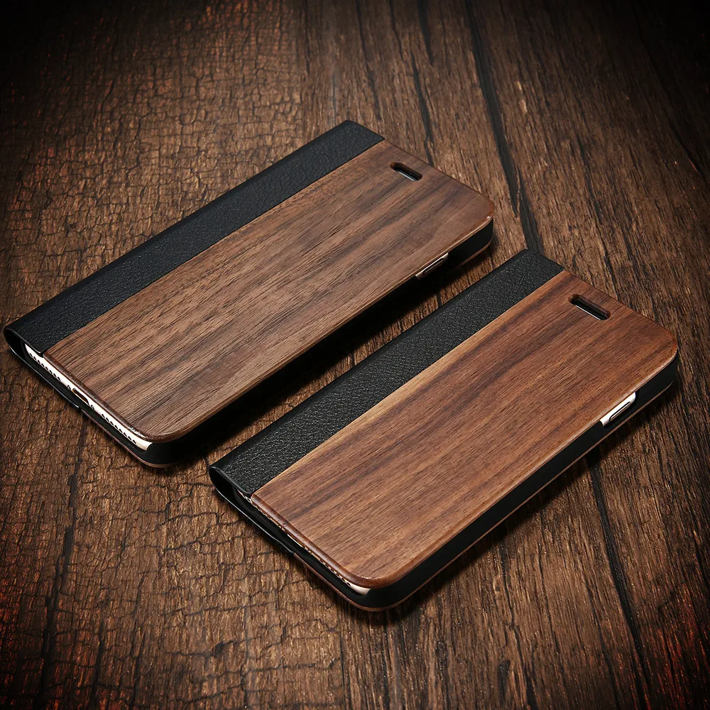 Чехол kisscase чехол на айфон 7 для iphone XR настоящий деревянный флип 6 s 8 Plus чехлы из