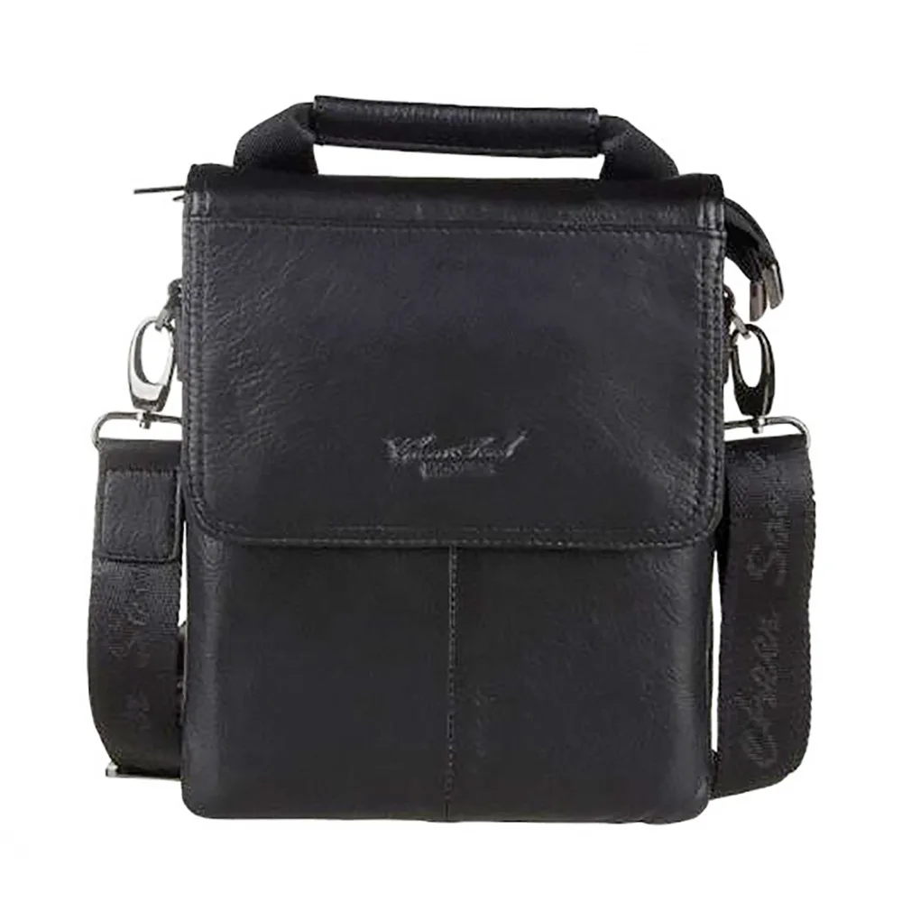 Мужская сумка слинг через плечо из натуральной воловьей кожи|brand shoulder bag|shoulder