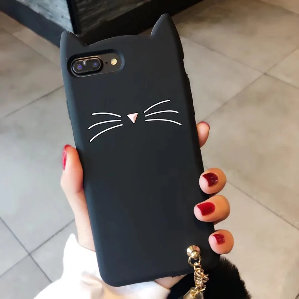 Силиконовый чехол с 3D мультяшным котом для Xiaomi Redmi Примечание 5A 5 &quotмилый