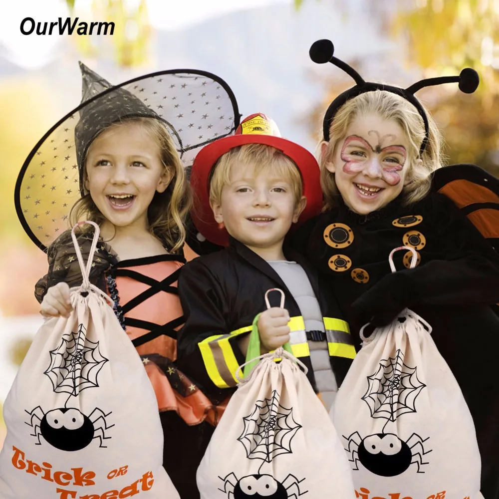 Ourwarm 10 шт. украшения для Хэллоуина хлопчатобумажный холст искусственные трюки
