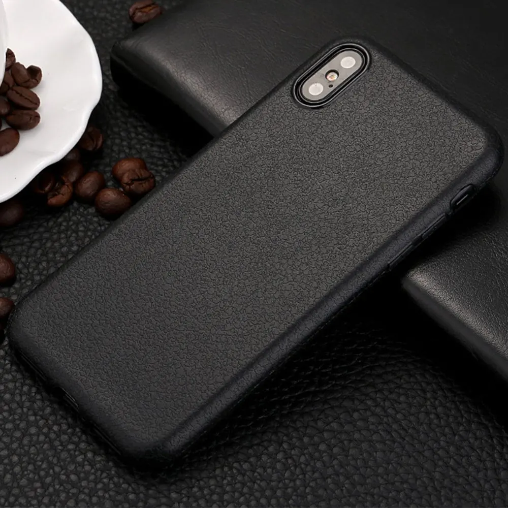 Мягкий чехол из ТПУ для iPhone 7 8 Plus XR 360 защитный с полным покрытием XS MAX 6 6s SE деловой