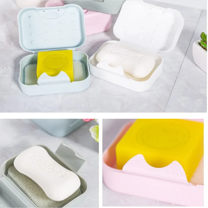 1 шт. мыльница для ванной пластиковый водонепроницаемый герметичный держатель