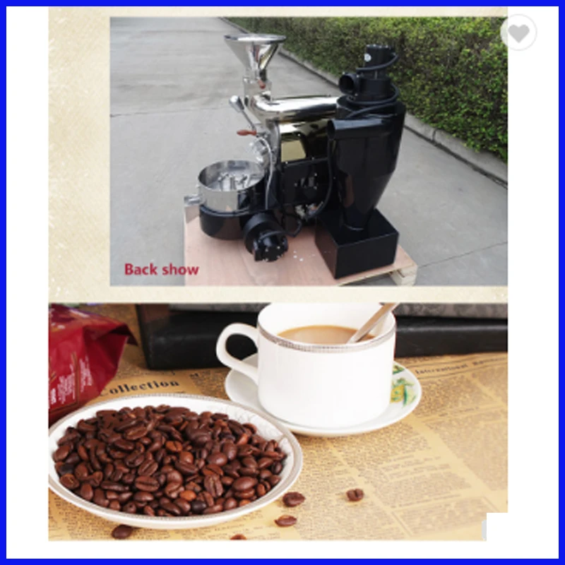 2 кг электрическая и газовая домашняя небольшая машина для обжарки кофейных