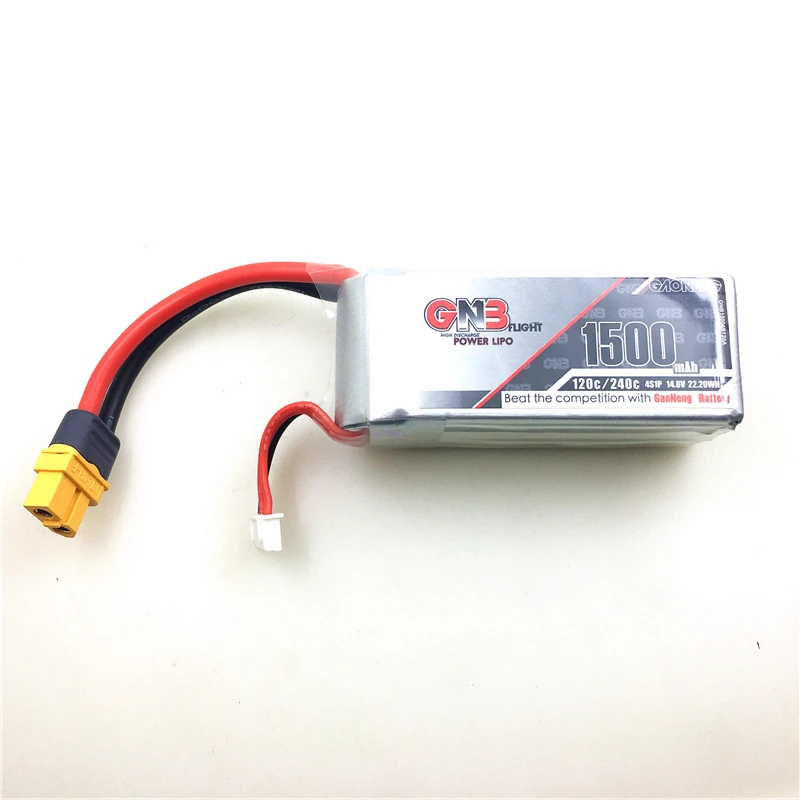 Gaoneng GNB 14 8 V 1500mAh 4S 120C/240C Lipo батарея для FPV гоночного дрона квадрокоптера вертолета