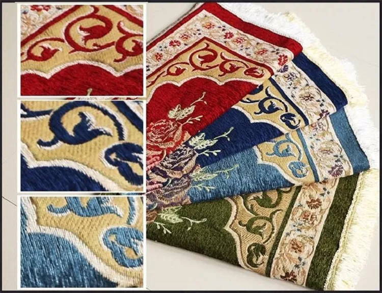 75*110 см цветочный Исламская мусульманская молитва коврик салат Musallah молельный коврик ковер ковровое покрытие Banheiro Исламской коврик для молитвы