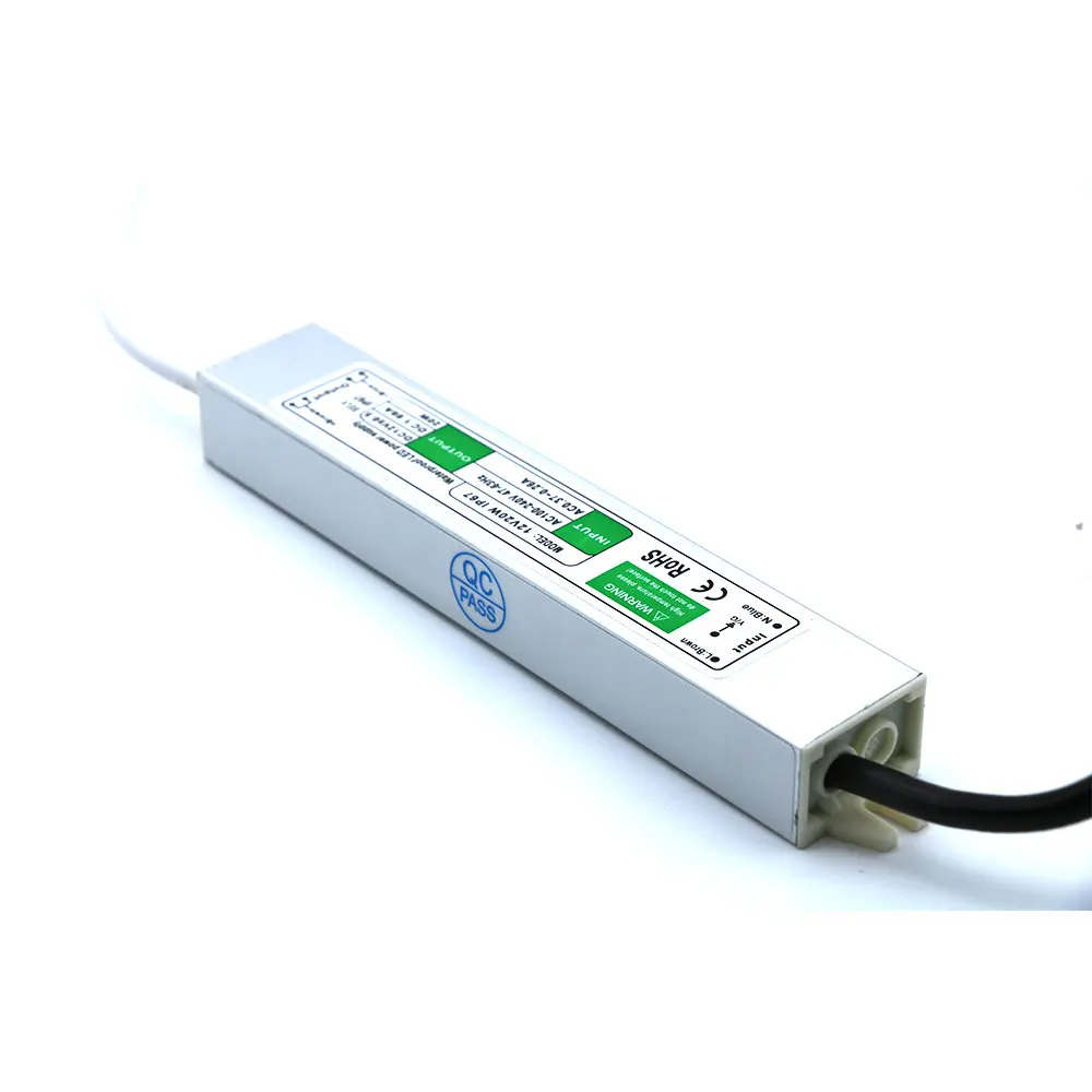 Водонепроницаемый алюминиевый чехол трансформатор питания адаптер для внешних