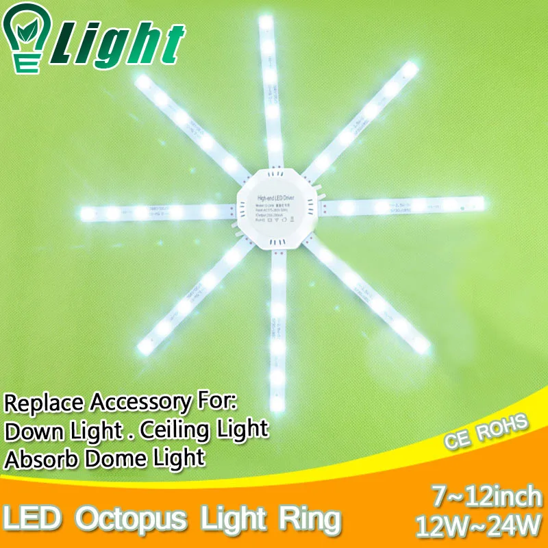Светодио дный светильники Replacem аксессуар 12 Вт 16 20 24 Осьминог магнитные пластины