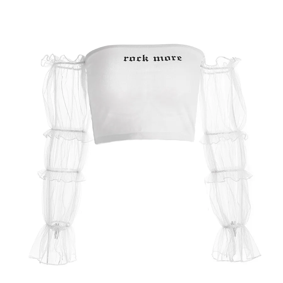 Майка женская летняя стильная одежда s 2019 Пряжа рукава уличная укороченная