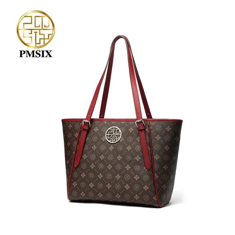 PMSIX женская сумка с цветочным принтом Женская Повседневная через плечо брендовая