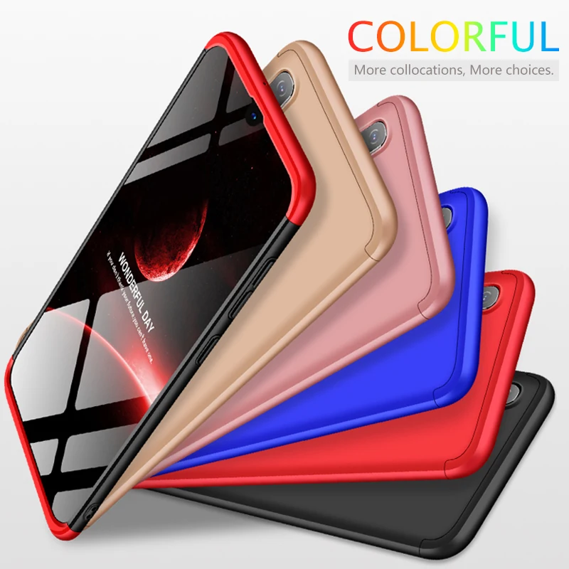 kinbom 360 full protection phone case for iphone 5 X XS XR MAX protective cover 6 6s 7 8 plus shockproof shell |