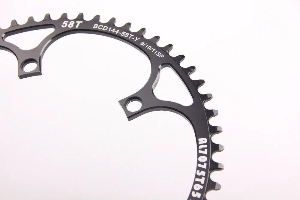 Звездочка BCD144 Узкие Широкие зубья NW круг для 1 системы Кривошип с одной скоростью