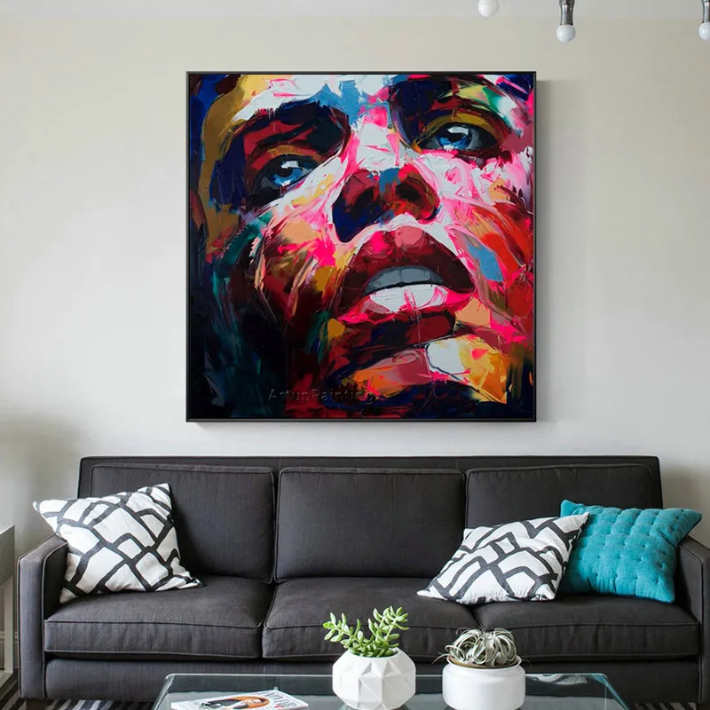 Francoise Nielly картина маслом на холсте поп-арт-стена художественные фотографии для