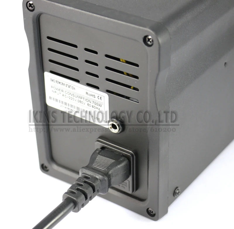 858D ОУР паяльная станция Термовоздушная светодиодный цифровой паяльной blowser фена