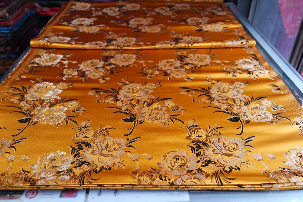 Китайская традиционная парчовая Подушка Ципао из полиэстера шириной 75 см